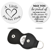 Birthday Christmas Gifts for Women Men Coworkers Inspirational Pocket Hug for colleague Boss leaving Farewell Gifts for Manager Friends Token May You Be Proud of the Work You Do Gifts, May You be